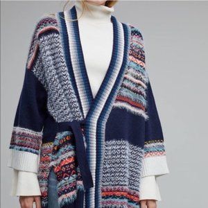 Anthropologie Sleeping On Snow Kimono Sweater